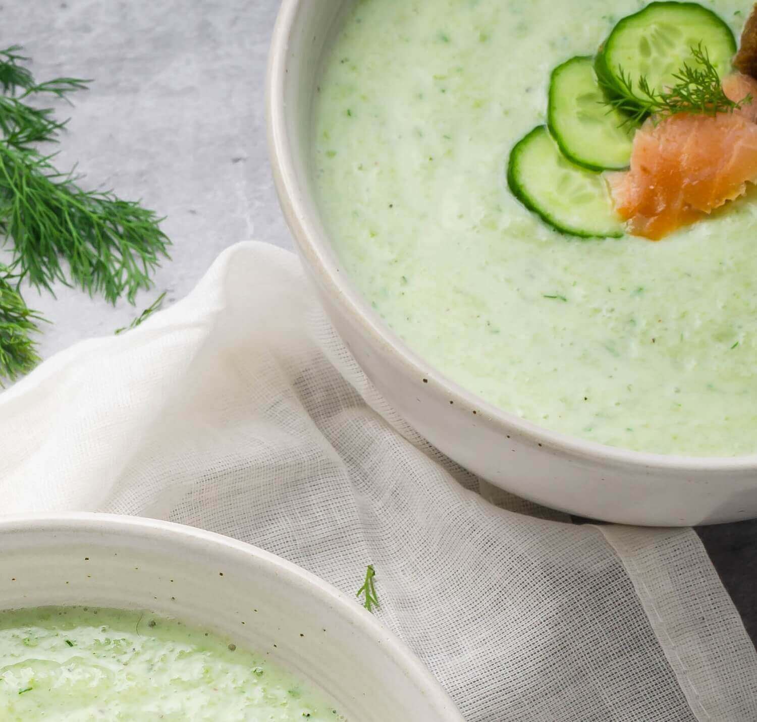 Chilled Cucumber Yogurt Soup | U.S. Dairy