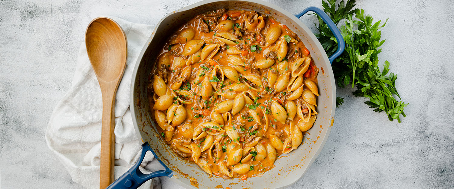 Cheesy Hamburger Pasta With Vegetables | U.S. Dairy