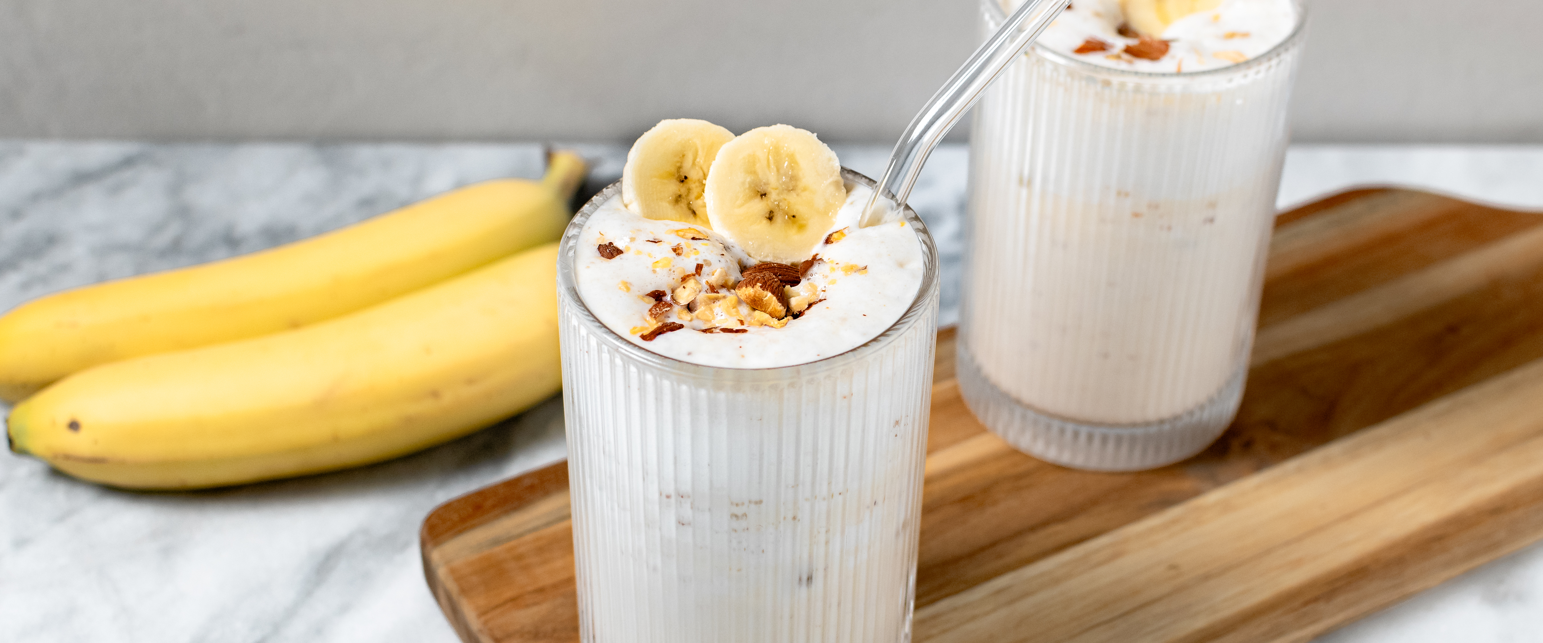 Simple Banana Smoothie with Vanilla Yogurt | U.S. Dairy