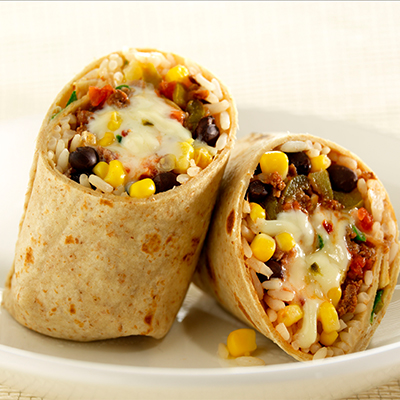 Beef Burrito with Pepper Jack Cheese and Beans | U.S. Dairy