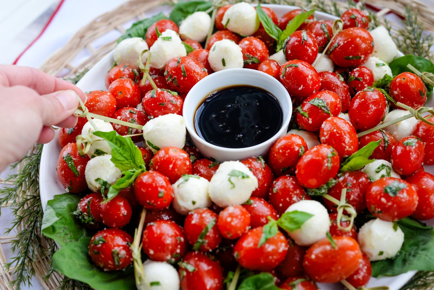 Caprese Salad Wreath Recipe | U.S. Dairy