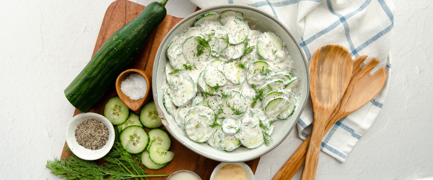 Sammy Purnell's Recipe for Creamy Cucumber Salad