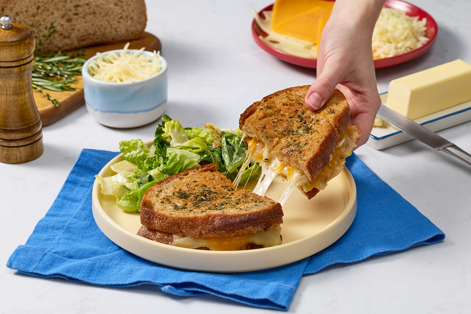 Best Five Cheese Grilled Cheese Sandwich | U.S. Dairy