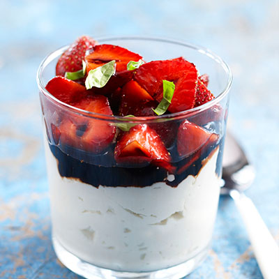 Balsamic Strawberries with Ricotta Cream | U.S. Dairy