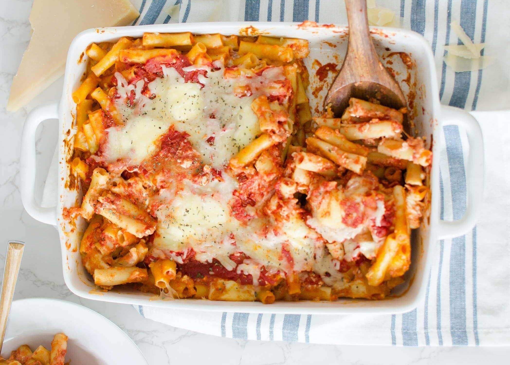 Three Cheese Baked Ziti Recipe | U.S. Dairy