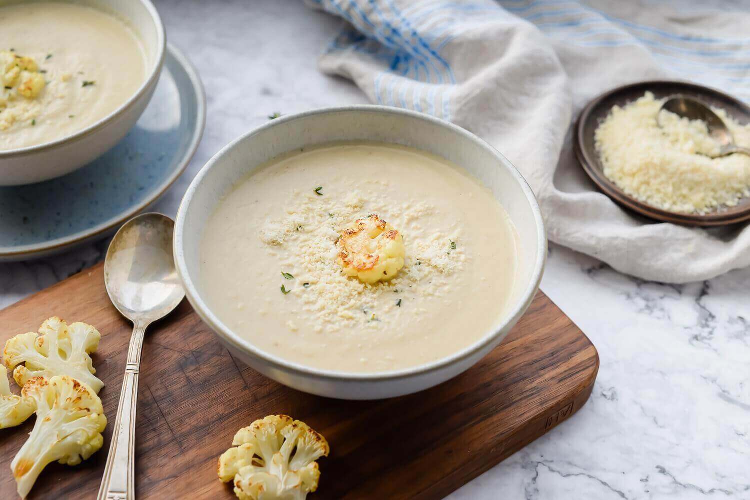 Roasted Cauliflower Soup Recipe | U.S. Dairy