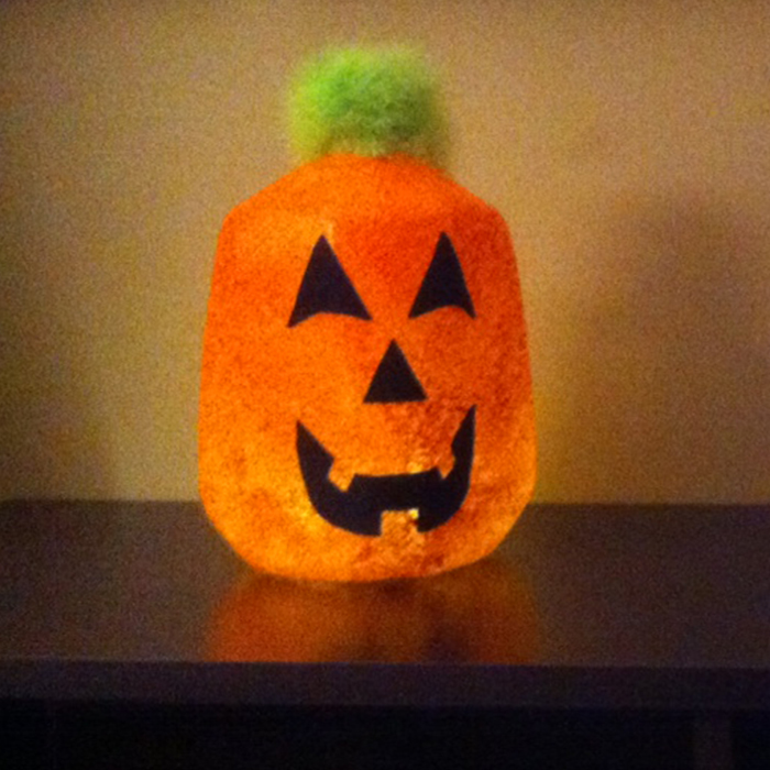 DIY Halloween Crafts Milk Jug Pumpkin U.S. Dairy