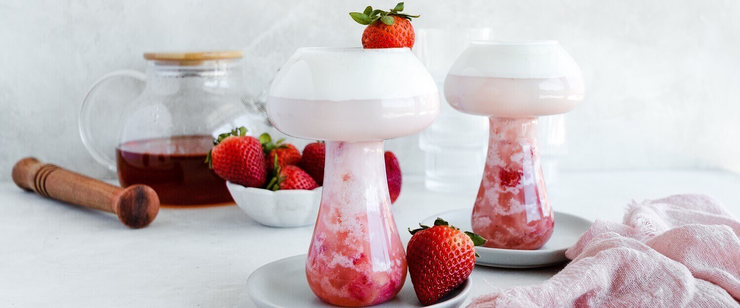 How To Make Strawberry Cheese Boba Tea U.S. Dairy