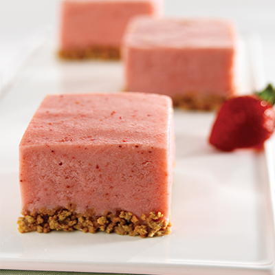 Strawberry Frozen Yogurt Squares | U.S. Dairy