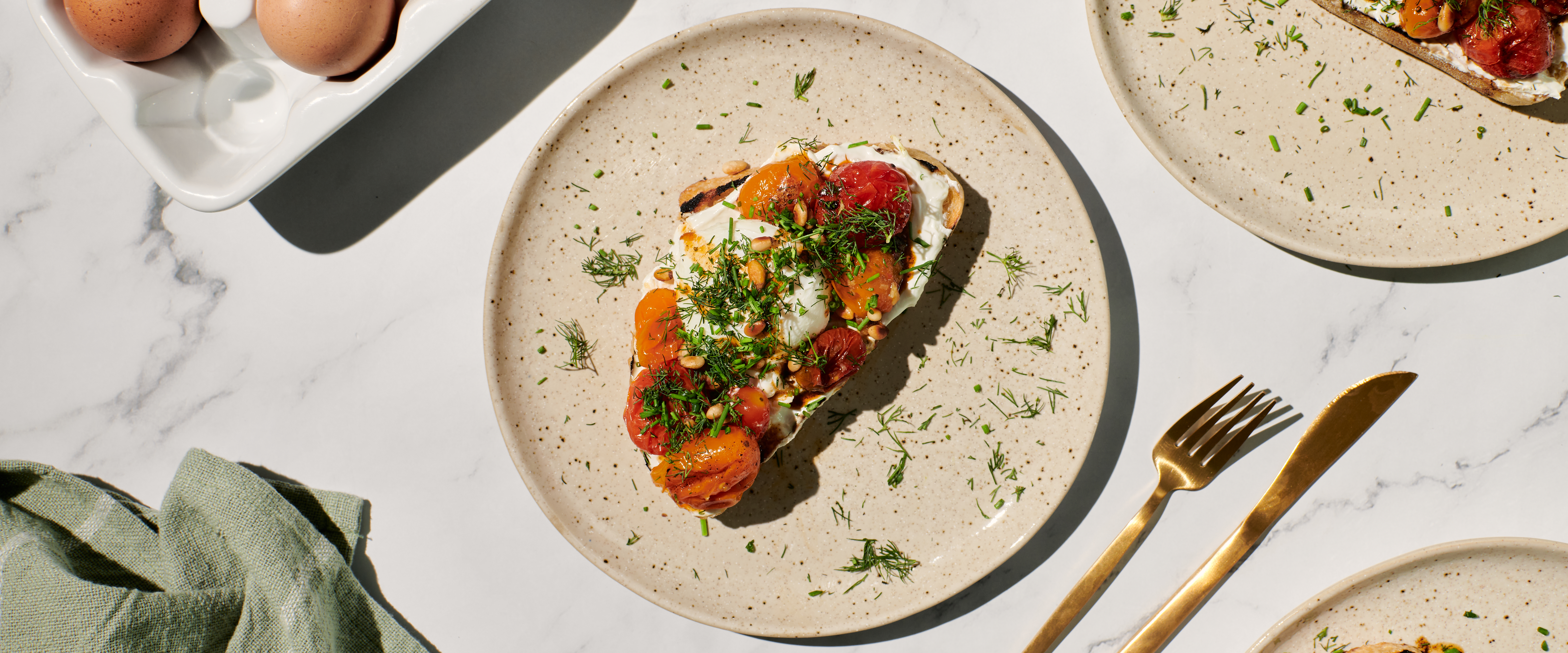 Turkish Breakfast Eggs on Toast | U.S. Dairy