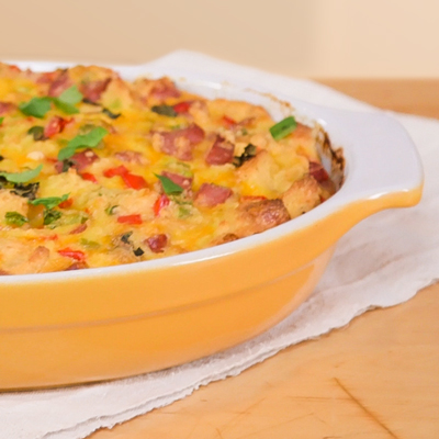Pepper and Egg Brunch Bake | U.S. Dairy