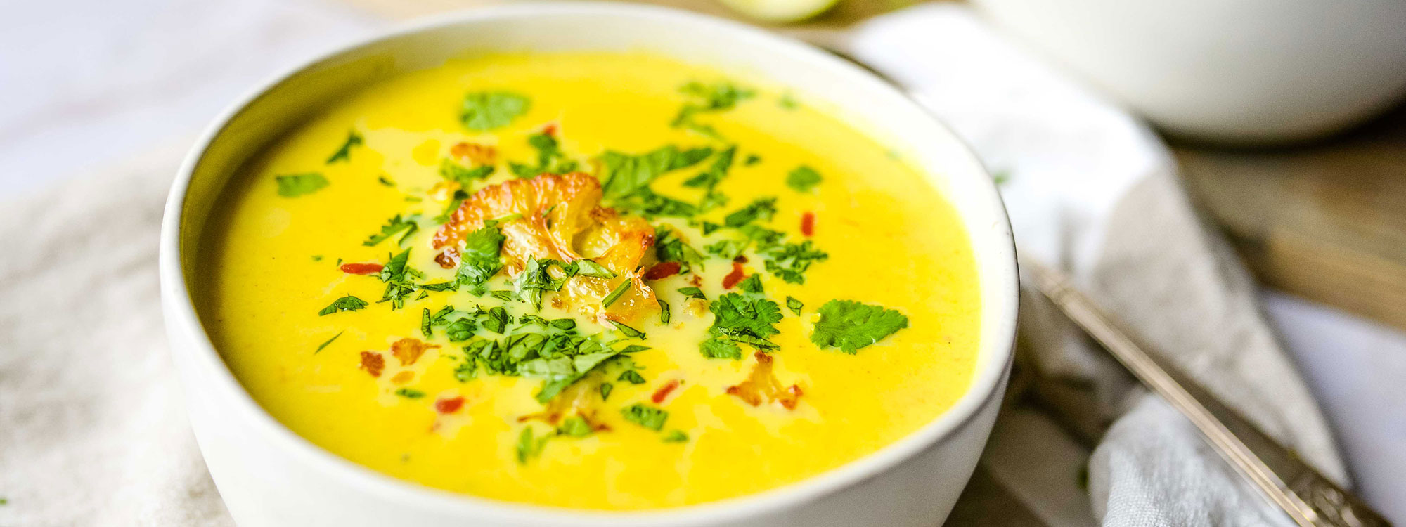 Curried Cauliflower Soup Recipe | U.S. Dairy