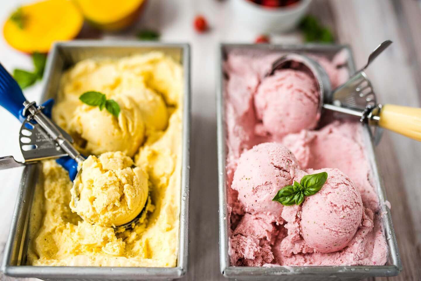 Cottage Cheese and Fruit Blender Ice Cream U.S. Dairy