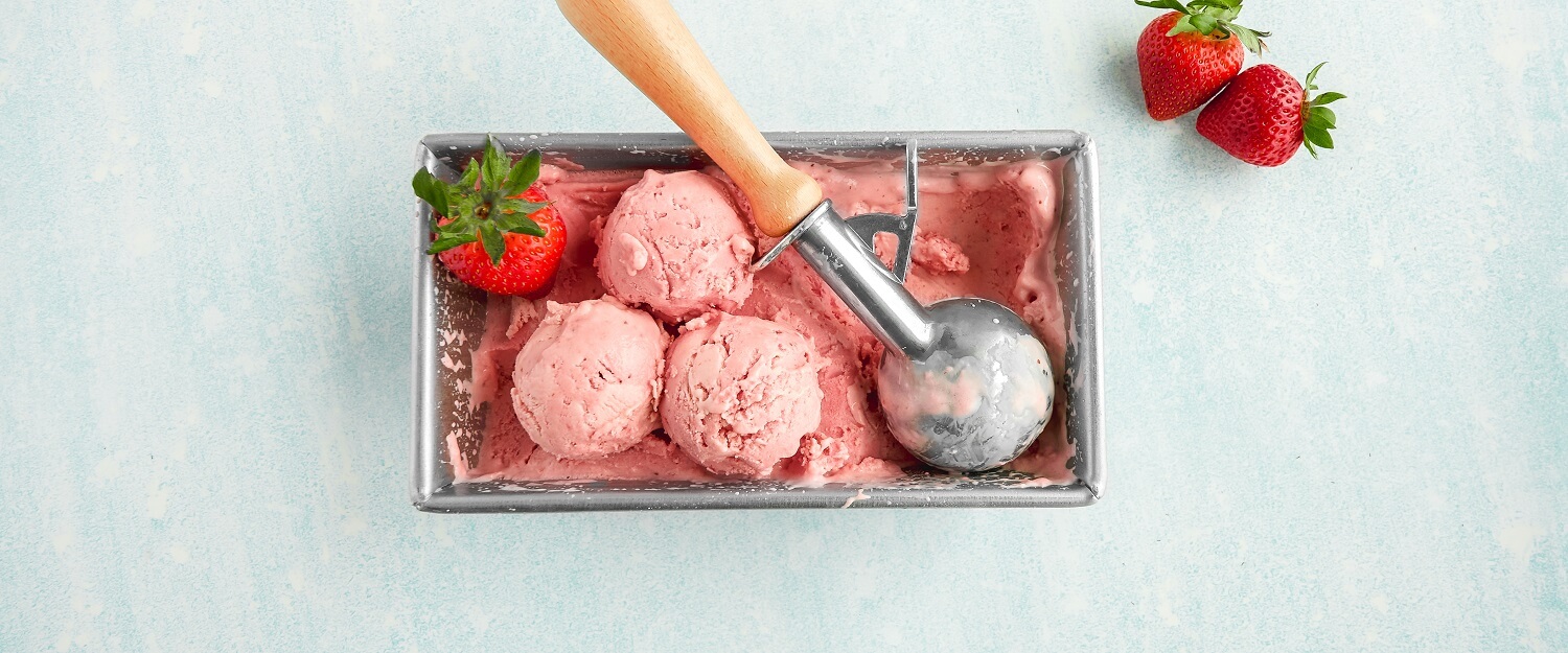 Roasted Strawberry Frozen Yogurt | U.S. Dairy