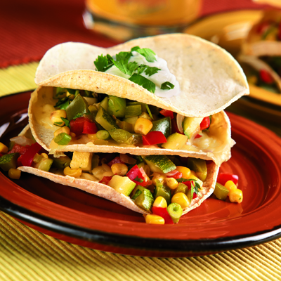 Veggie Tostada Towers | U.S. Dairy