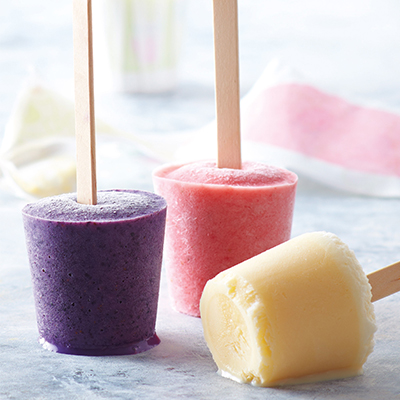 Strawberry, Blueberry and Vanilla Milksicles | U.S. Dairy