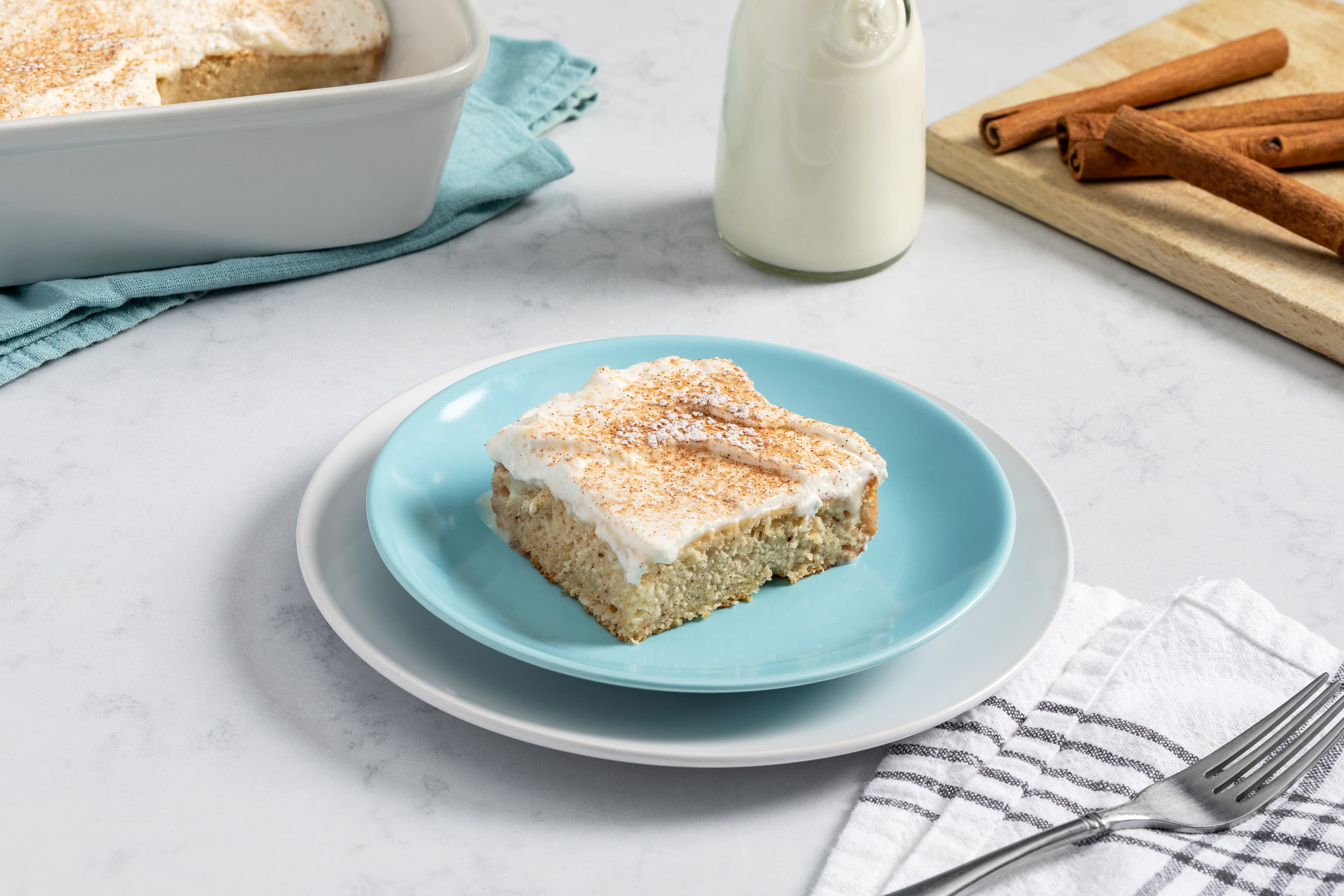Eggnog Tres Leches Cake Recipe | U.S. Dairy