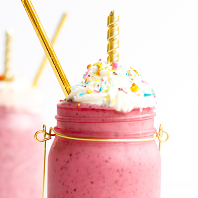 Rainbow Unicorn Smoothie Recipe | U.S. Dairy