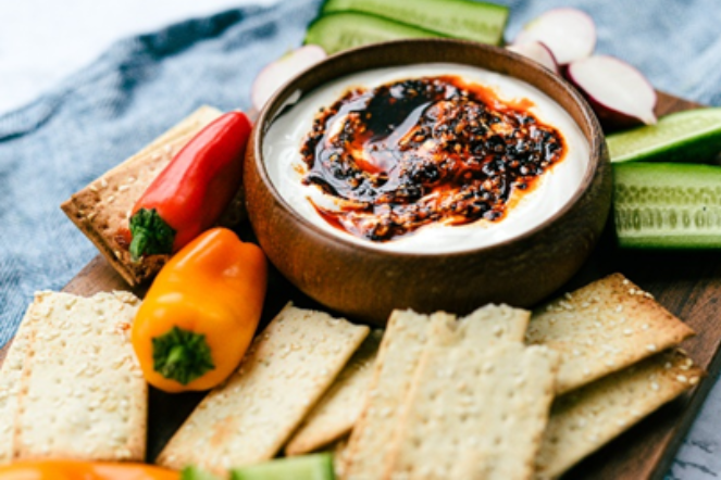 Chip Dip with Cottage Cheese & Chili Crisp | U.S. Dairy