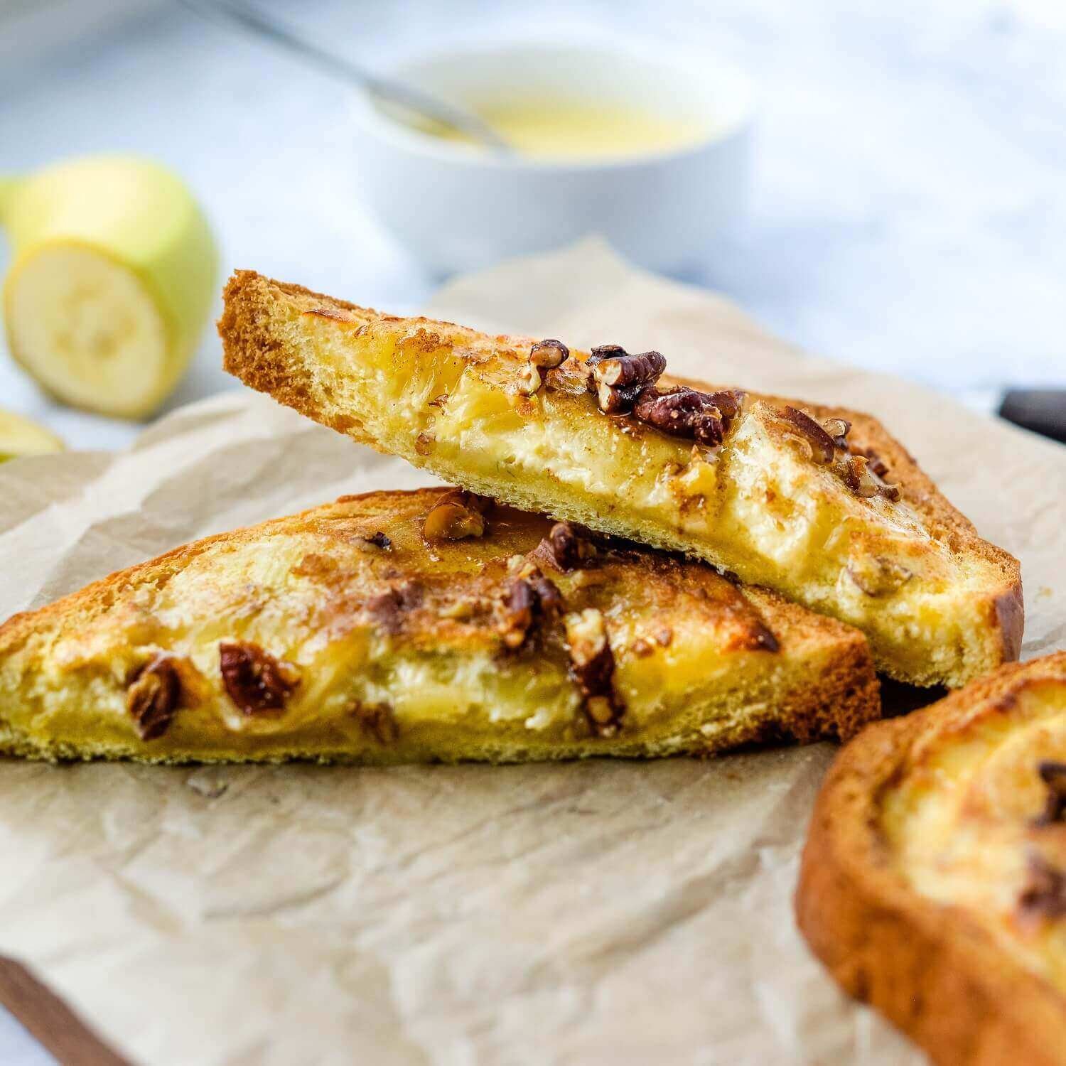 Easy Tik Tok Banana Custard French Toast Recipe U.S. Dairy