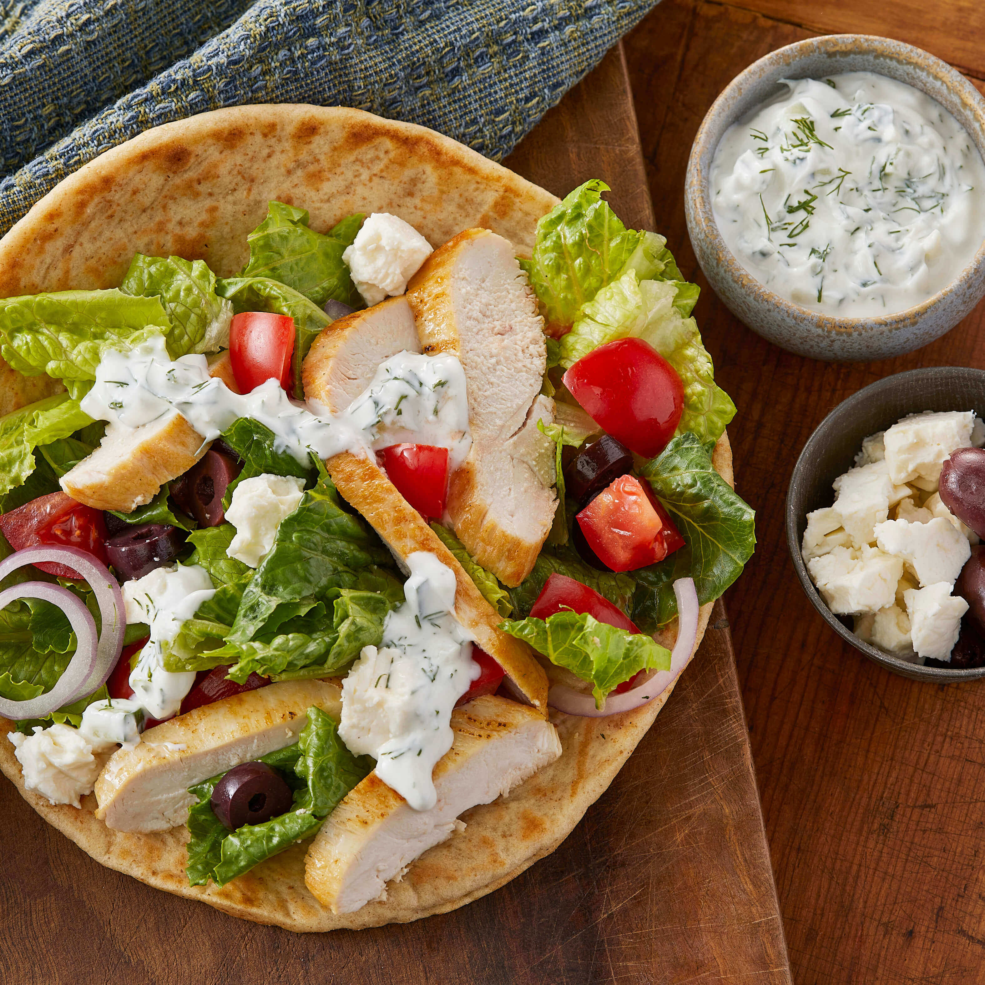 chicken tzatziki wrap recipe